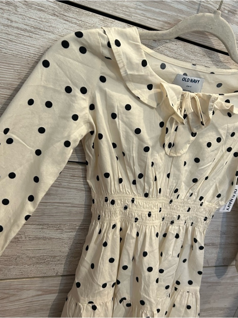 NWT Long-Sleeve Ruffle-Trim Tiered Dress for Girls - Picture 5 of 6
